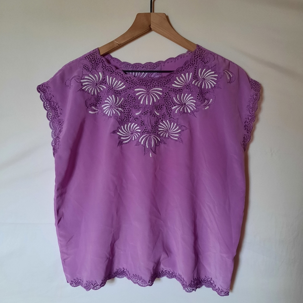 Vintage embroidered blouse